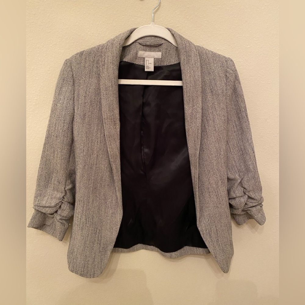 H&M Size 0 Grey Blazer